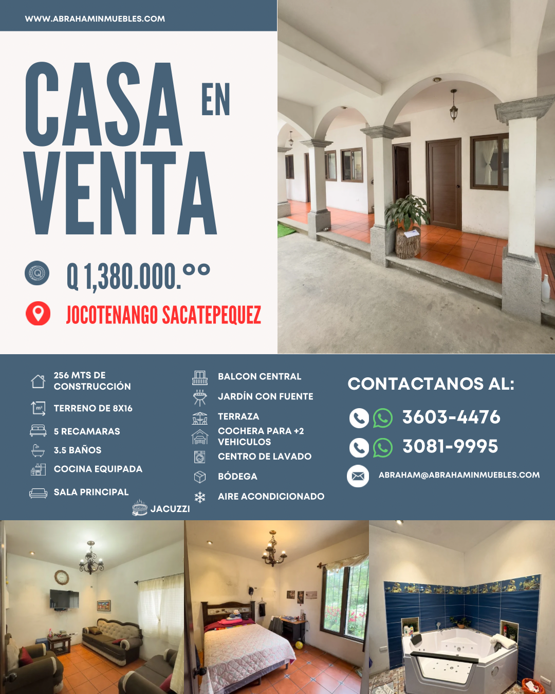 Casa En Jocotenango En Venta